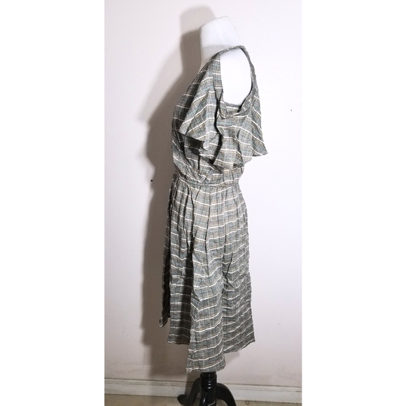 Cottagecore Cold Shoulder Midi Dress - Picture 5 of 8